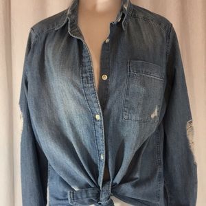 Long sleeve denim